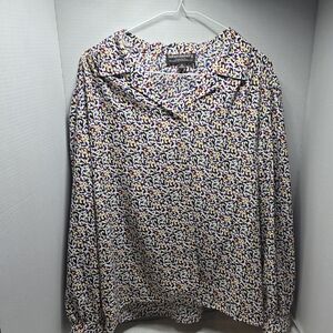Colorful Patterned Women's Blouse